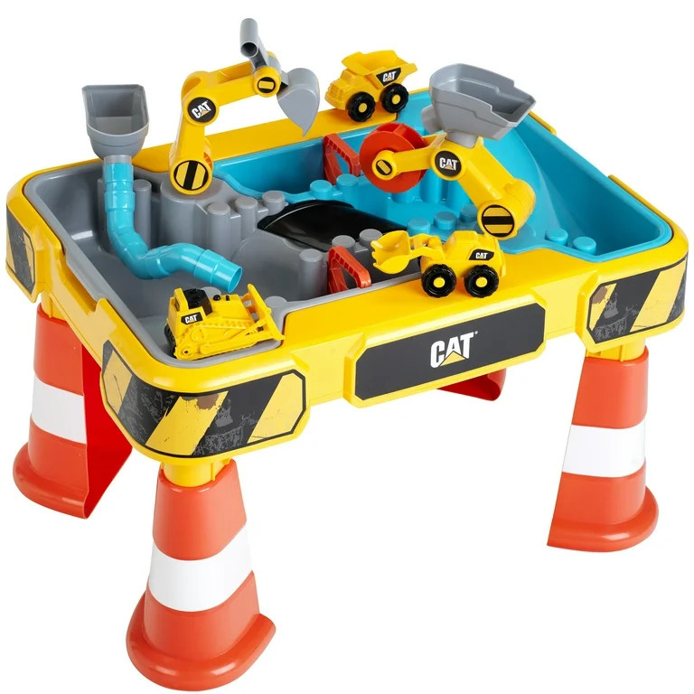 CAT: Sand and Water Play Table, Kids Pretend Play, Construction Toys, Ages 18 Months+ | Walmart (US)