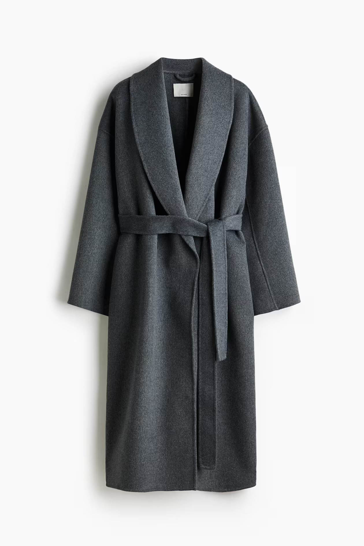 Handmade wool-blend coat - Dark grey - Ladies | H&M GB | H&M (UK, MY, IN, SG, PH, TW, HK)