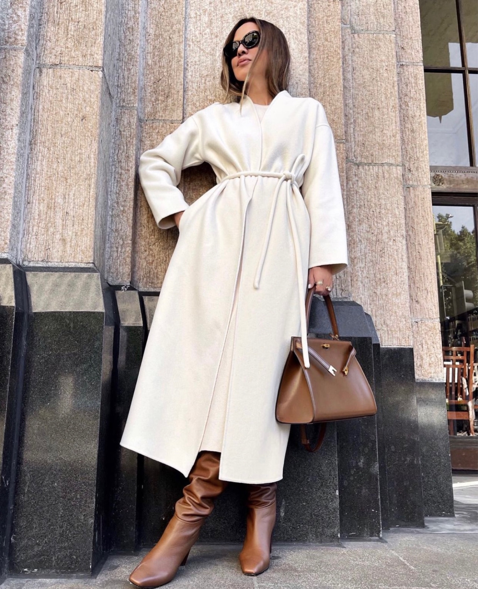 Anine Bing coat.
Wearing a size small .

#LTKworkwear #LTKstyletip