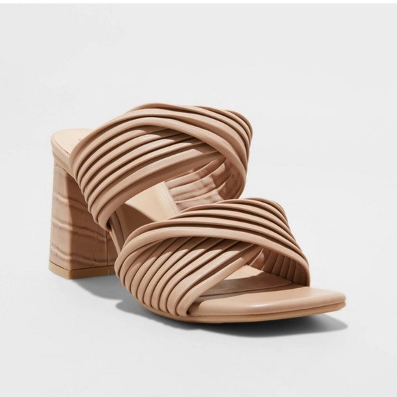 A new day mule brown heels | Poshmark