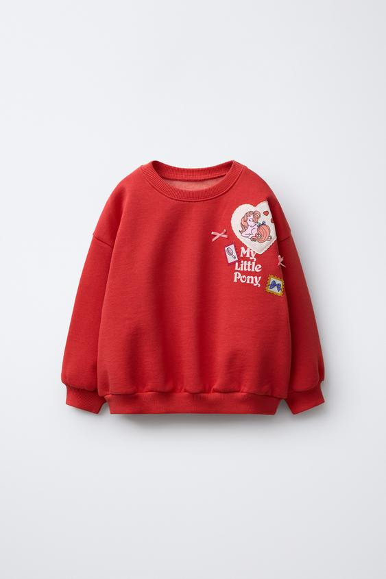 MY LITTLE PONY® HEART PATCH SWEATSHIRT | Zara US