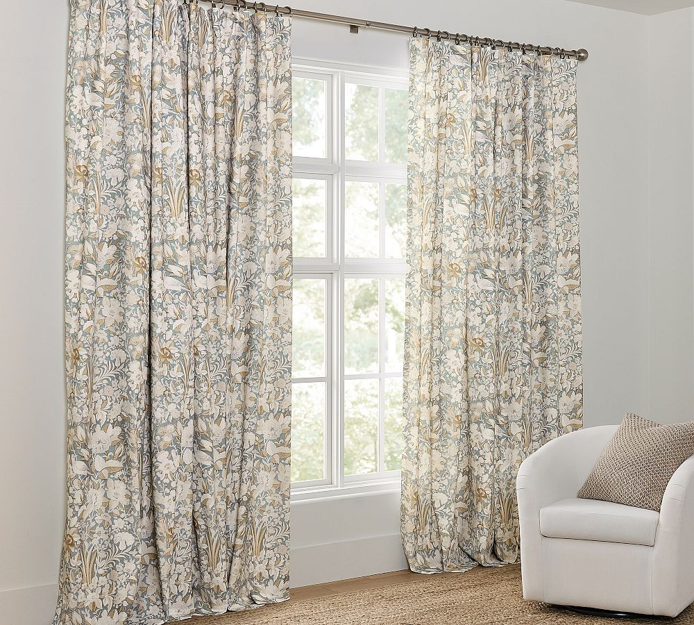 Mia Print Blackout Curtain | Pottery Barn (US)