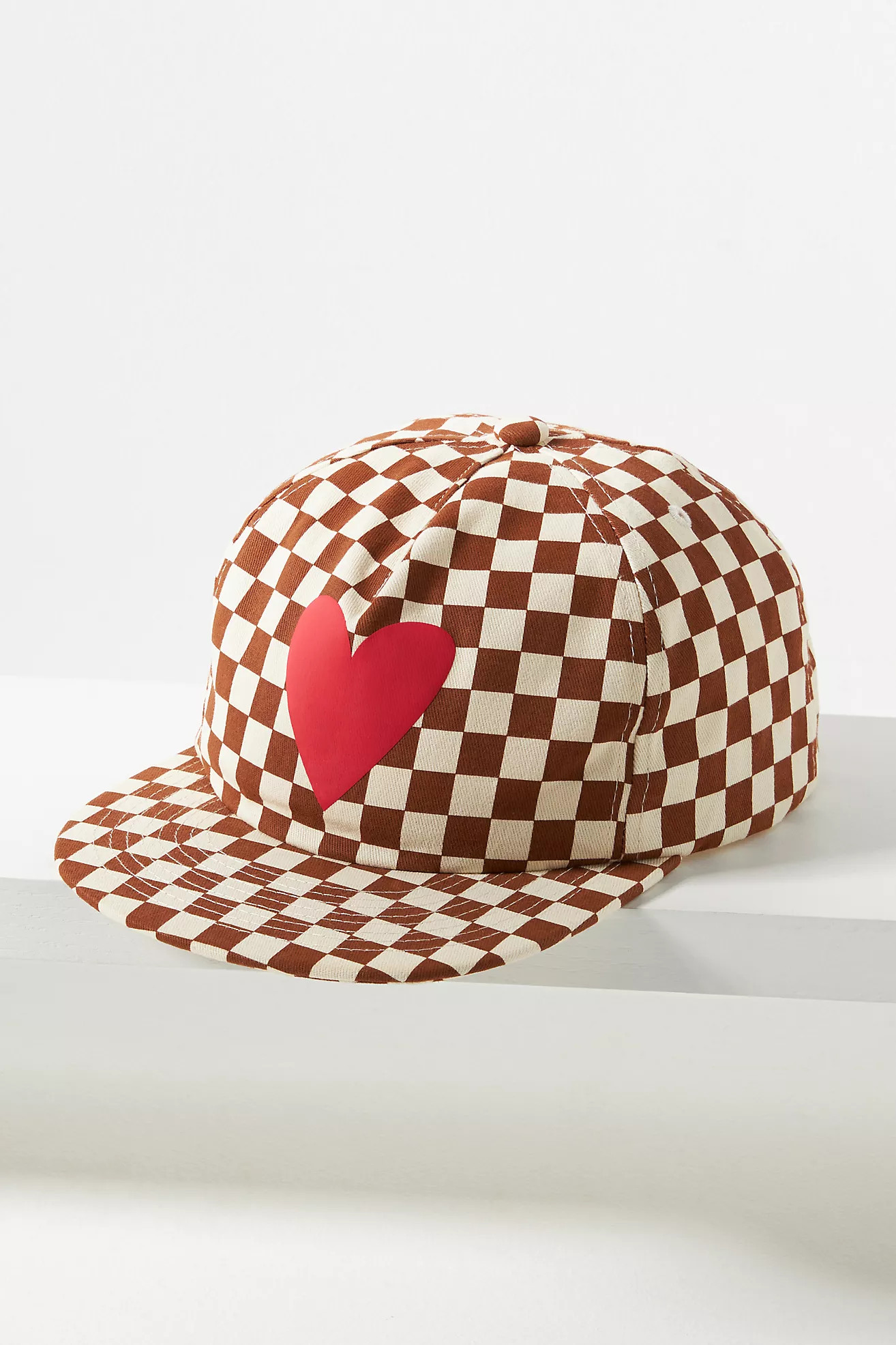 Ascot + Hart Checkered Heart Cap | Anthropologie (US)