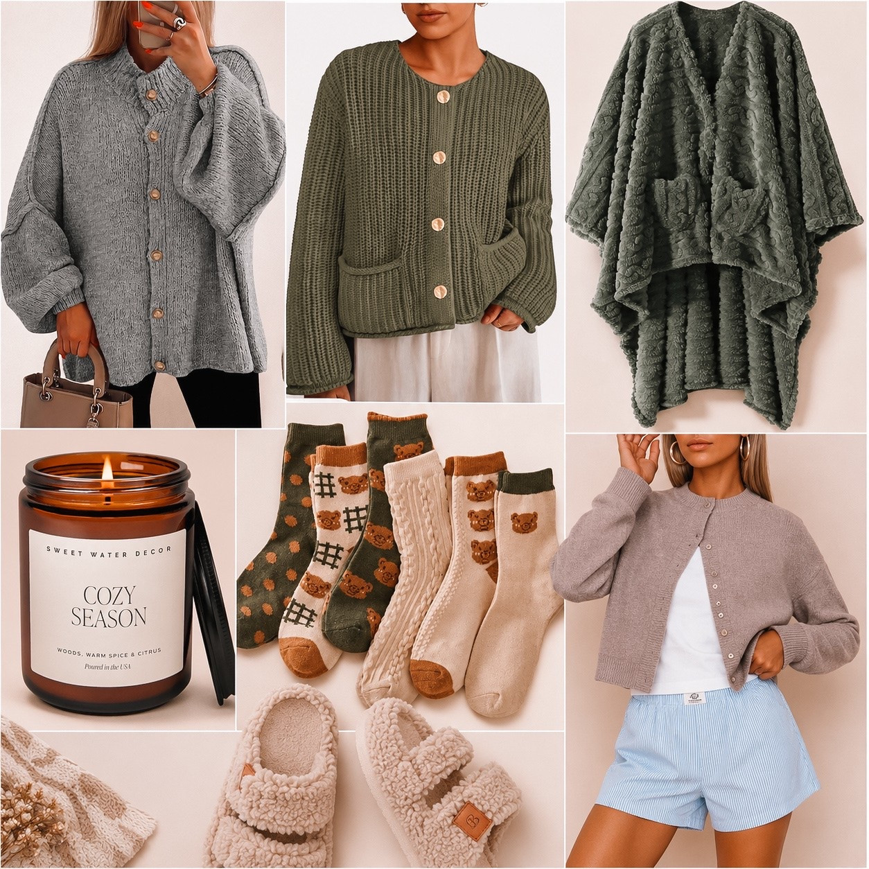 Just the comfy essentials to get through fall! 🍂 Cozy sweaters and fuzzy slippers on repeat. #FallFashion #CozySeason #FallSeason #Cardigan

#LTKSaleAlert #LTKSeasonal