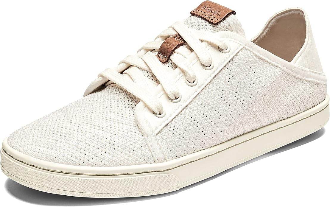 OLUKAI Pehuea Li Women's Lace-Up Sneakers, Casual Everyday Shoes with Drop-in Heel, Lightweight &... | Amazon (US)