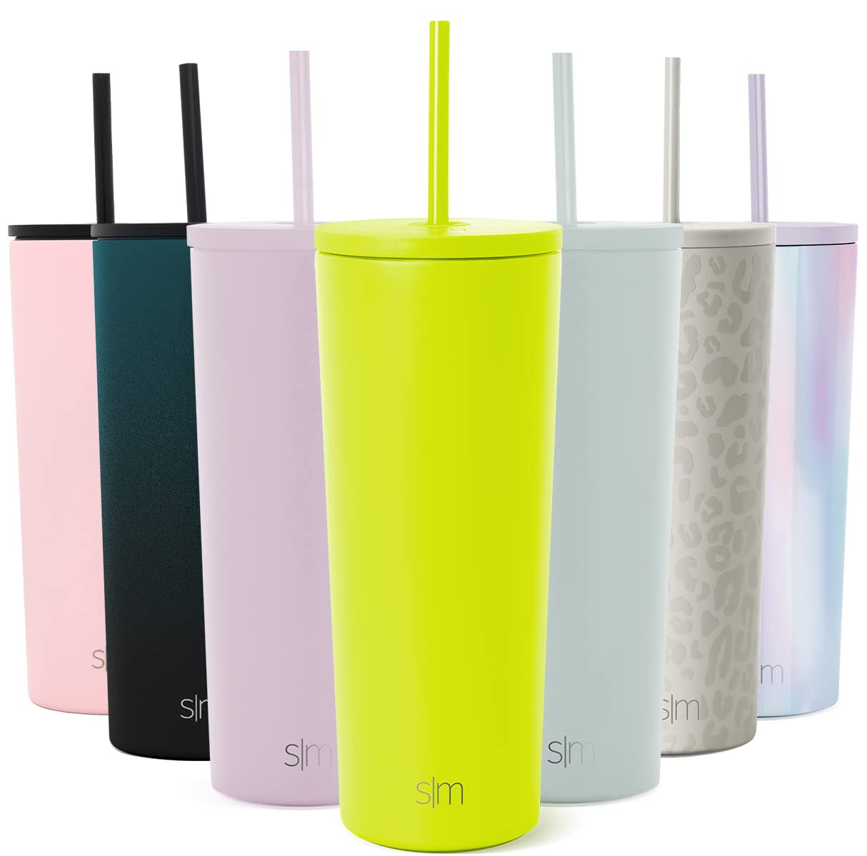 Simple Modern Insulated Tumbler Cup with Straw Lid and Flip Lid | Reusable Stainless Steel Water Bot | Amazon (US)
