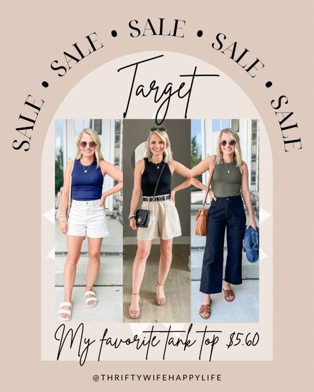 My favorite Target tank top is $5.60! I don’t buy clothes in multiple colors often, but this is one of those items that gets so much wear! 

#LTKsalealert #LTKxTarget #LTKstyletip