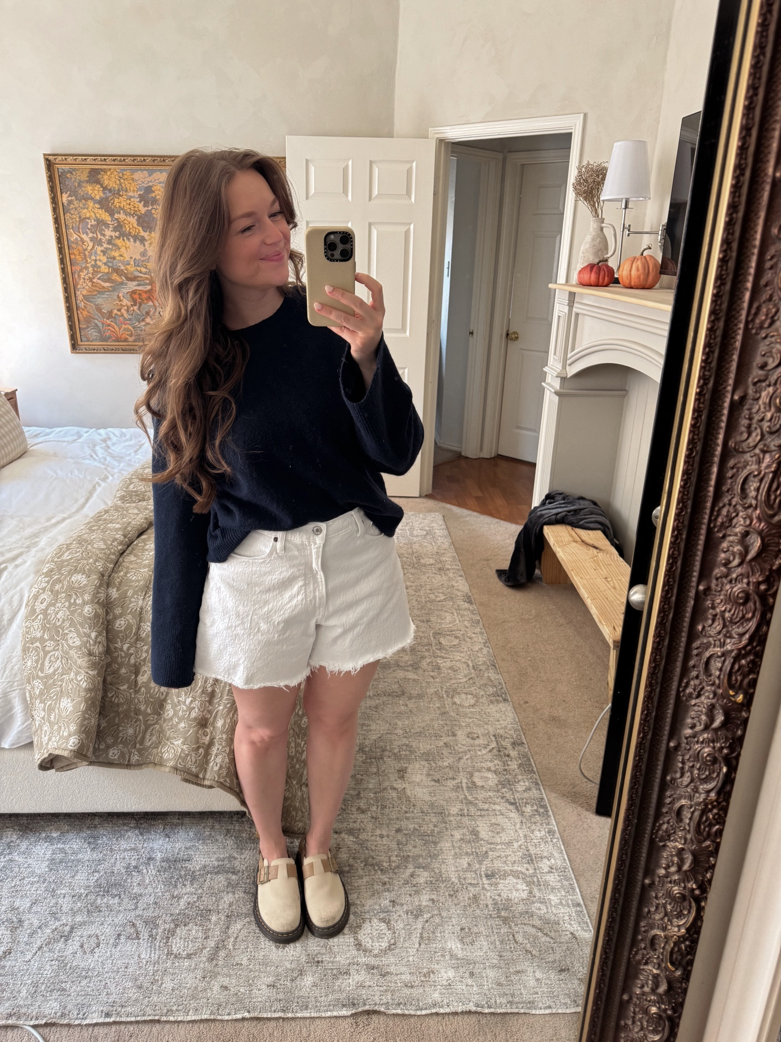 Everything I used to get ready today and my late summer outfit 🤎