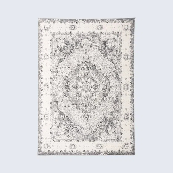 Hector Performance Oriental Gray/Ivory/Black Indoor Rug | Wayfair North America