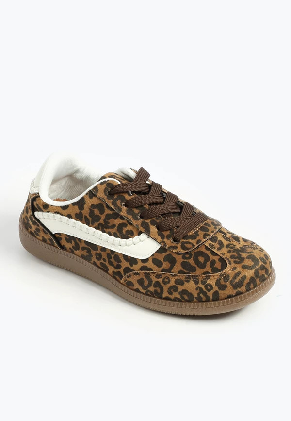 SuperCush Demi Leopard Lace Up Sneaker | Maurices