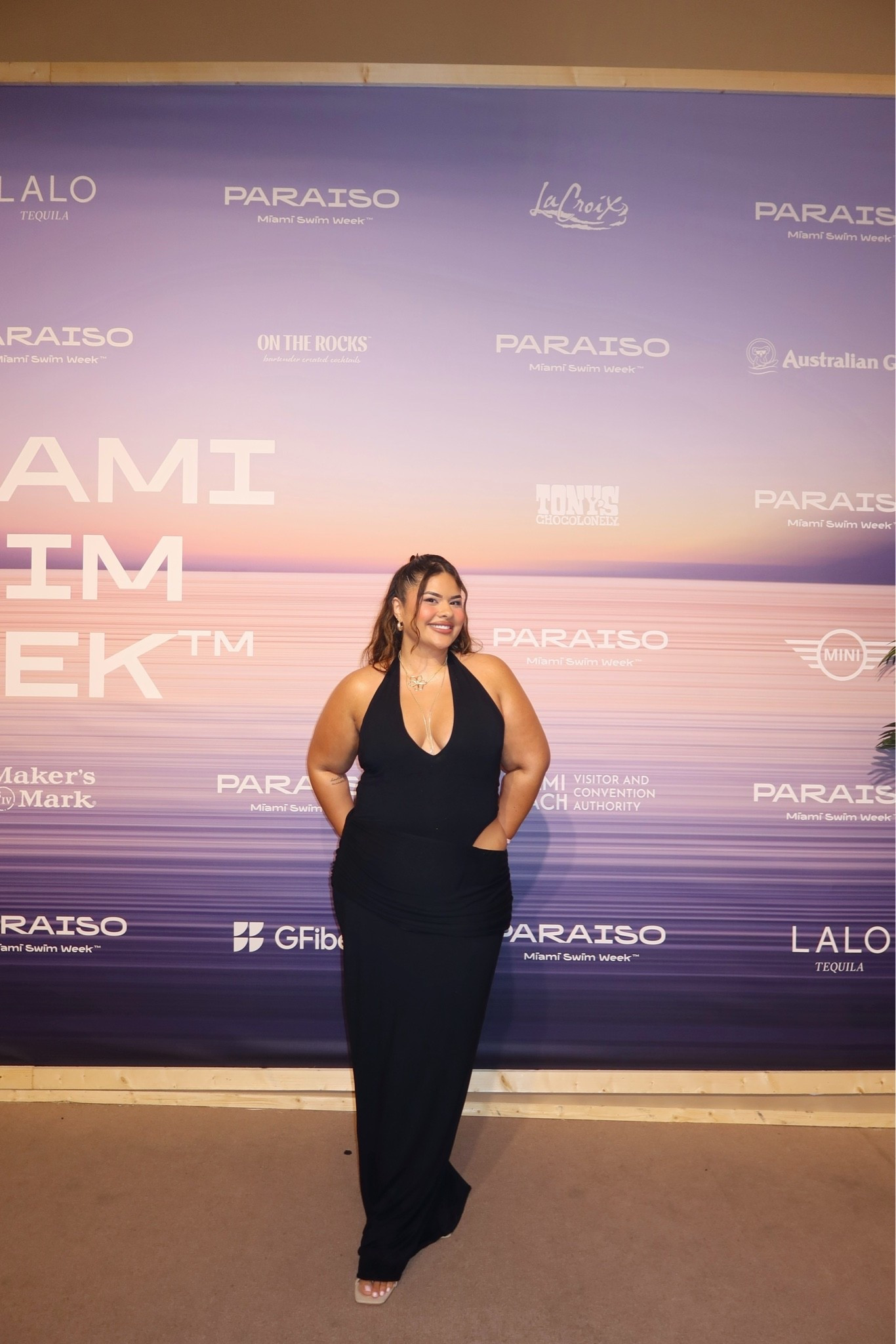 Miami swim week outfit 🖤 wearing size XXL

#LTKootd #LTKMidsize #LTKPetite