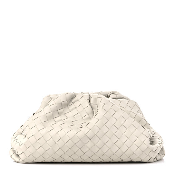 Nappa Maxi Intrecciato The Pouch Oversized Clutch Plaster | FASHIONPHILE (US)