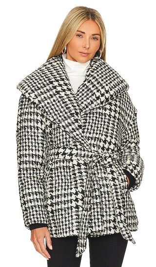 Plaid Puffer Coat in Pure Emotions | Revolve Clothing (Global)