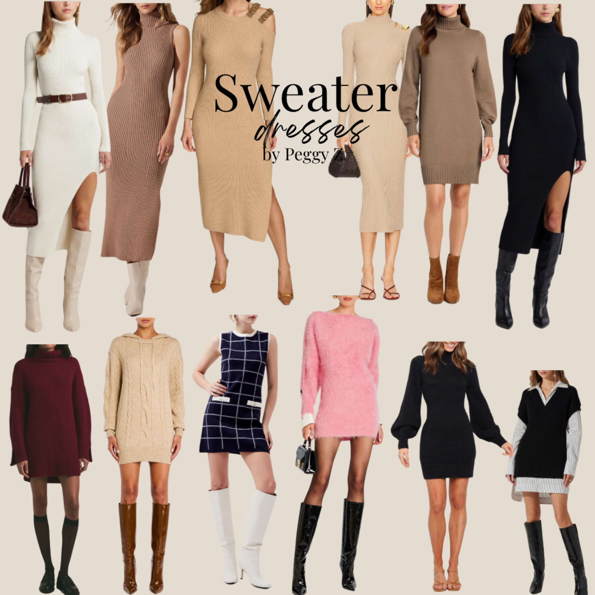 Perfect fall sweater dresses! 

#fall #dresses #sweaterdress #dress #fashion 

#LTKStyleTip #LTKSaleAlert #LTKSeasonal