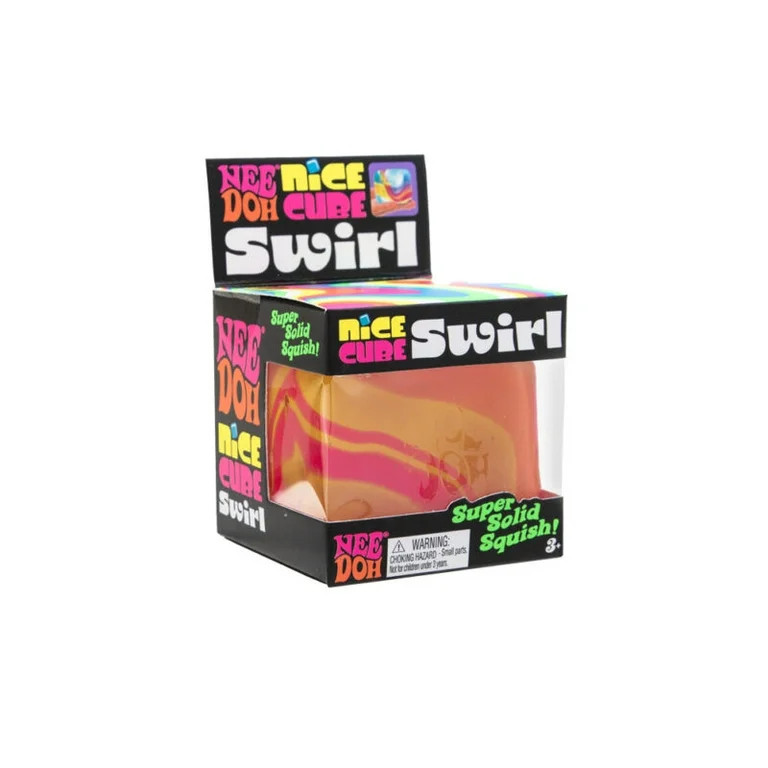 NeeDoh Swirl Nice Cube, Satisfying Square Shaped Sensory Toy, Colors May Vary, Children Ages 3+ | Walmart (US)