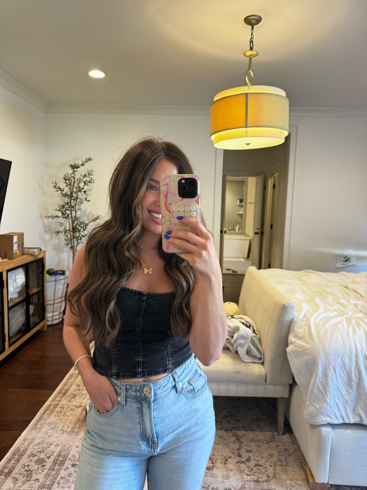 Top is Abercrombie tts and jeans are free people if in between sizes go up a size!!

Mom style, mom of four, spring, summer, inspo, seasonal, grwm, ootd, outfit inspo, inspiration, mom favorites 

#LTKstyletip #LTKSeasonal #LTKfindsunder100