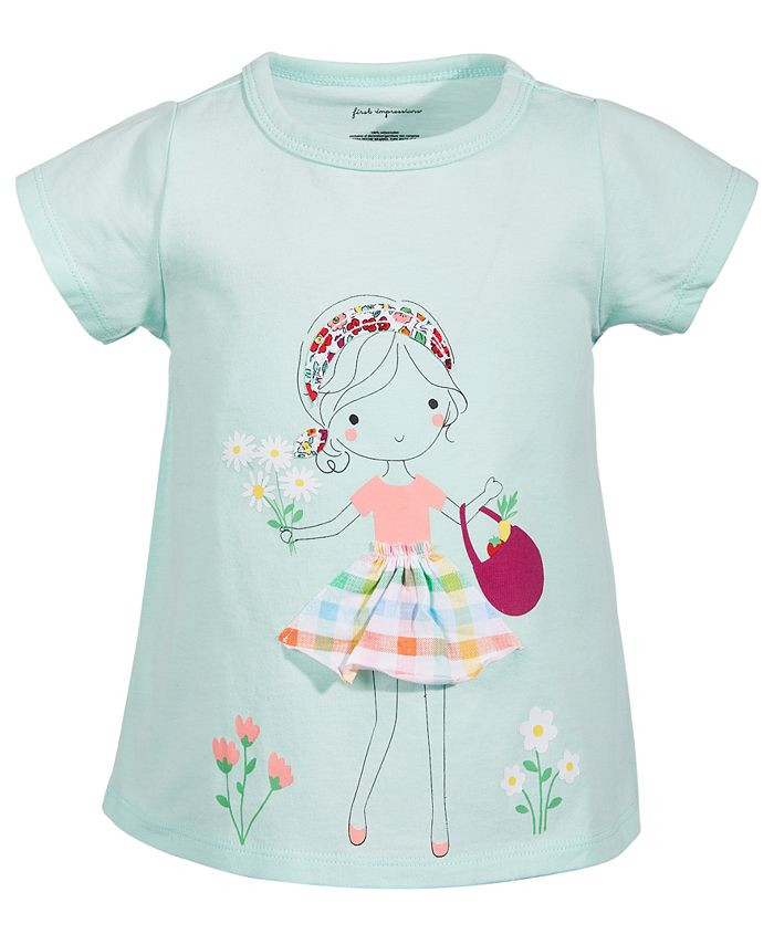 Toddler Girls Garden Cotton T-Shirt, Created for Macy's | Macys (US)