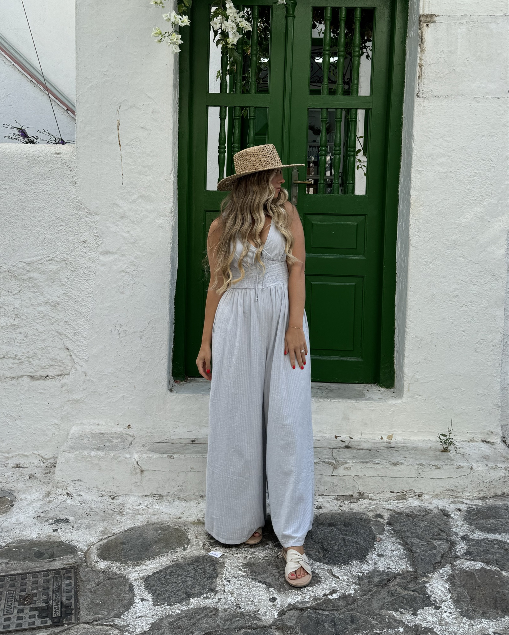lightweight linen romper ✨ wearing size medium.

#linenstyle #summerromper #neutraloutfit #vacationstyle #romperseason #traveloutfit 

#LTKFindsUnder100 #LTKStyleTip #LTKU
