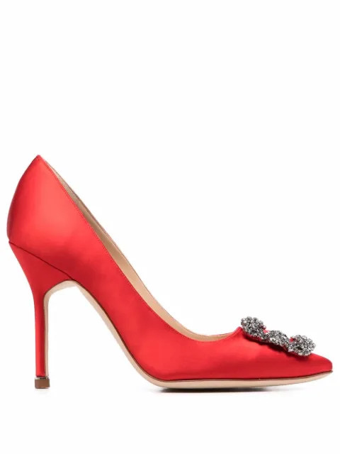 buckle-detail stiletto pumps | Farfetch (US)