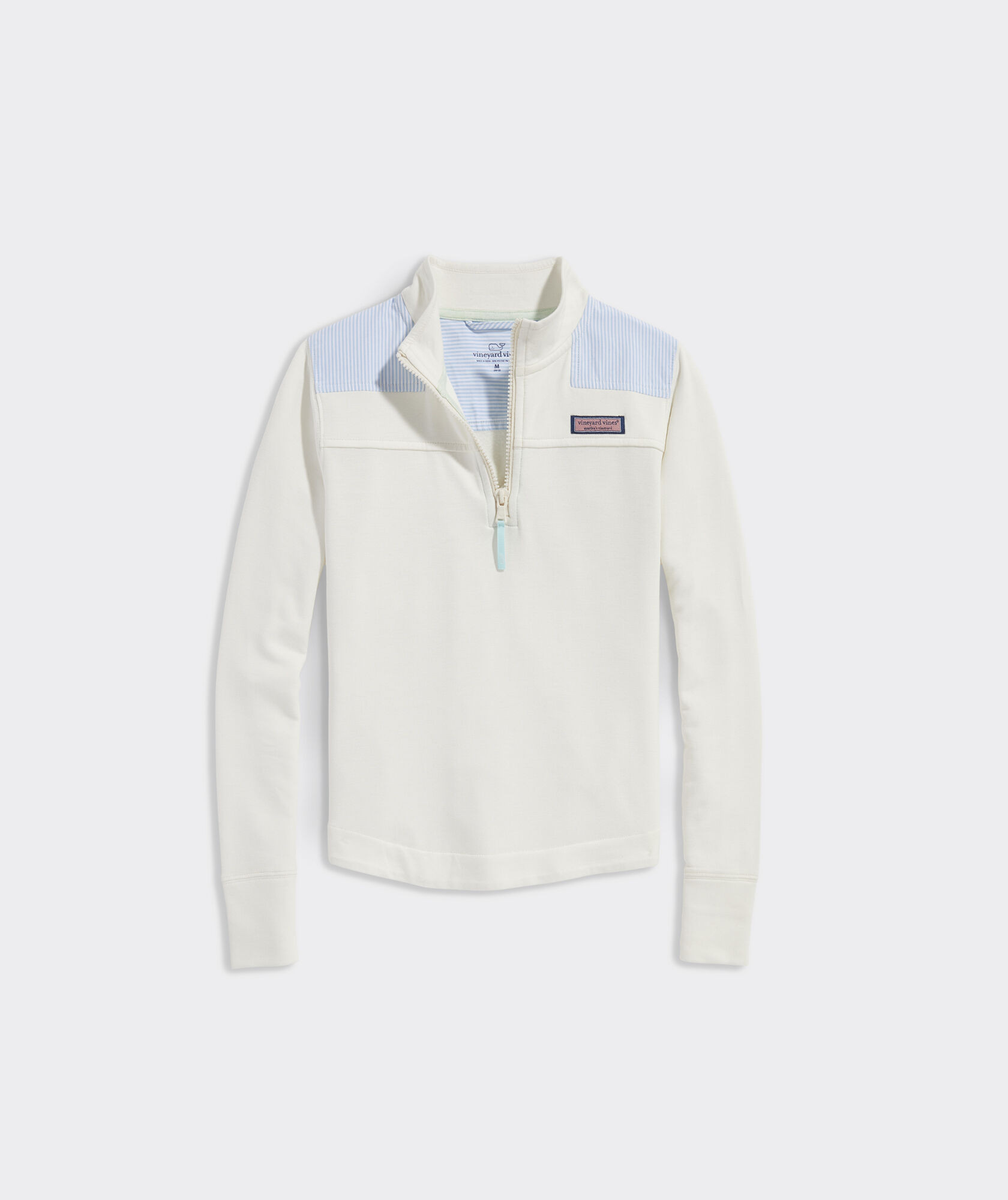 Girls' Striped Shoulder Dreamcloth® Relaxed Shep Shirt™ | vineyard vines