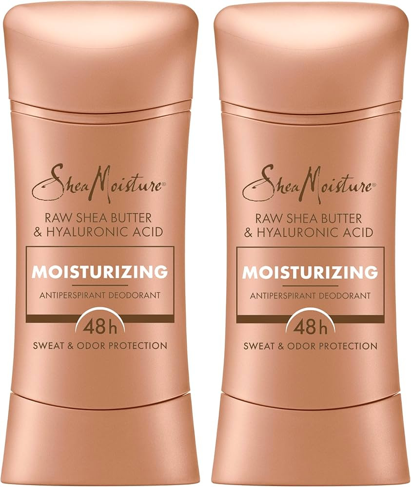 SheaMoisture Antiperspirant Deodorant Stick Moisturizing Raw Shea Butter & Hyaluronic Acid 2 Coun... | Amazon (US)