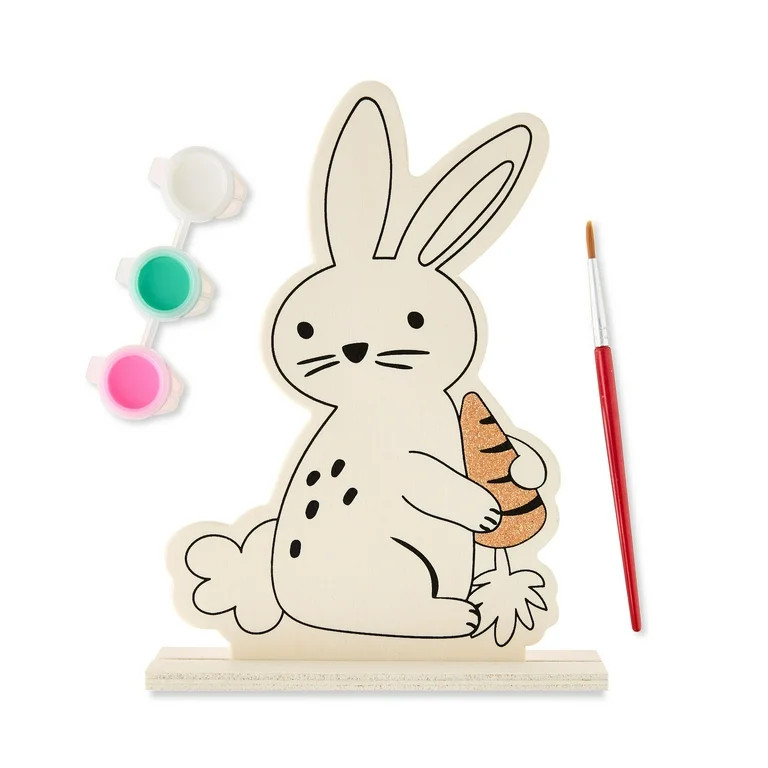 Easter Paint Your Own Wood Bunny Standee, by Way To Celebrate | Walmart (US)