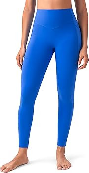 YUNOGA HugMotion No Front Seam Leggings for Women with Pockets - 25 Inches High Waisted Buttery S... | Amazon (US)