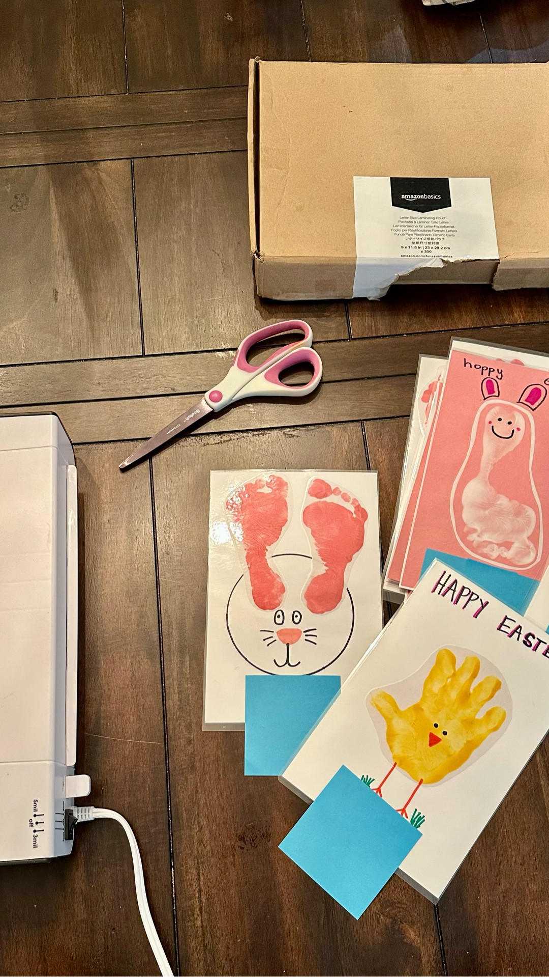 One thing I don’t regret buying is my laminator! 

I use it at least once a week, and I’ve made a habit of laminating keepsakes and special crafts. 

What’s something you can’t homeschool without? 

⭐️If you treasure every special craft your kids make, FOLLOW me! 

I share new craft ideas and seasonal learning ideas every month! 💕

laminating | homeschool hacks | homeschool mom | sahm life | just mom things | teaching tips | kid’s keepsakes | toddler crafts