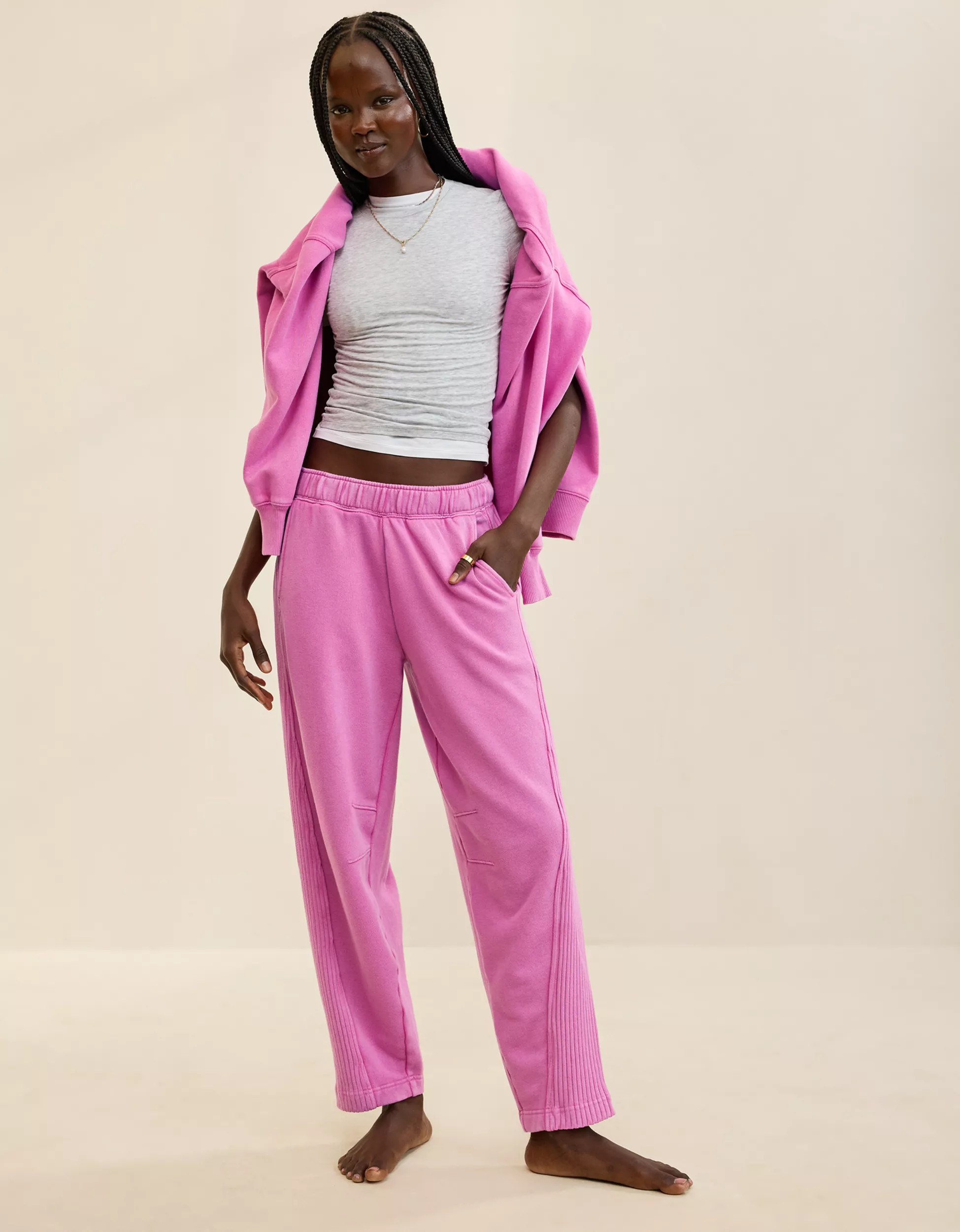 Aerie Oh Snap! Barrel Sweatpant | Aerie