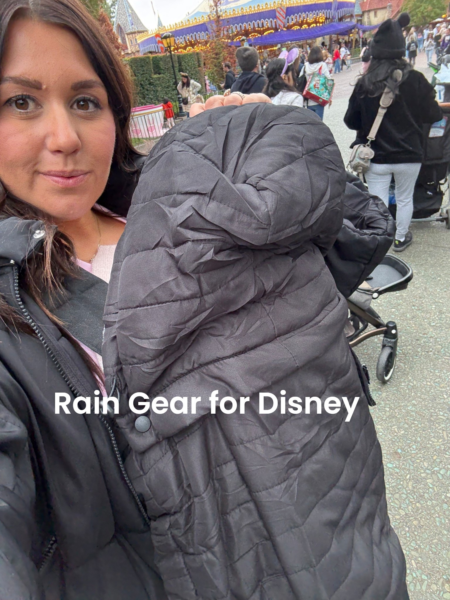 Rounded up all the rain gear we used for a wet and rainy Disney trip! 