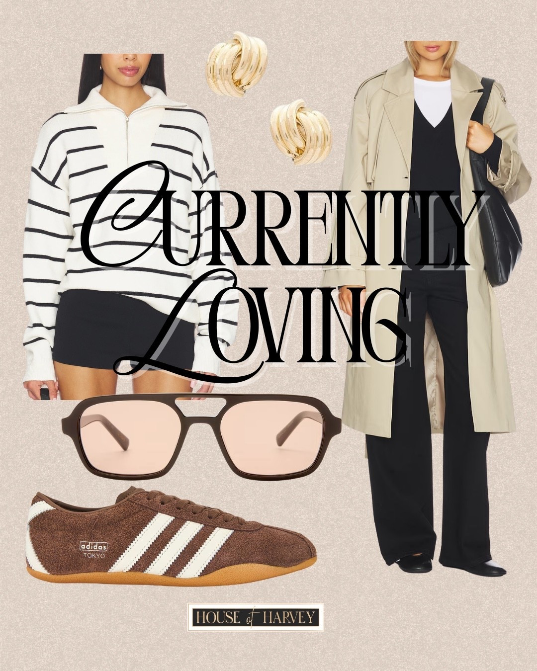 CURRENTLY LOVING—this week it’s all about modern everyday outfits that feel current but never overdone. Timeless silhouettes, modern details, and easy combinations designed to support real life. Simple pieces, styled intentionally. I found amazing pieces at Revolve (trench coat, striped pullover, sunglasses, sneakers, and earrings) that are all so chic and embody this style vibe! All linked ⬆️

#ltkcreator #ltkfinds #ltkwatchnow #revolve #revolvefinds #trenchcoat #pullover #sunglasses #sneakers 

#LTKgrwm #LTKSeasonal #LTKootd