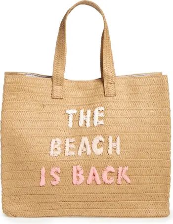 The Beach is Back Straw Tote | Nordstrom