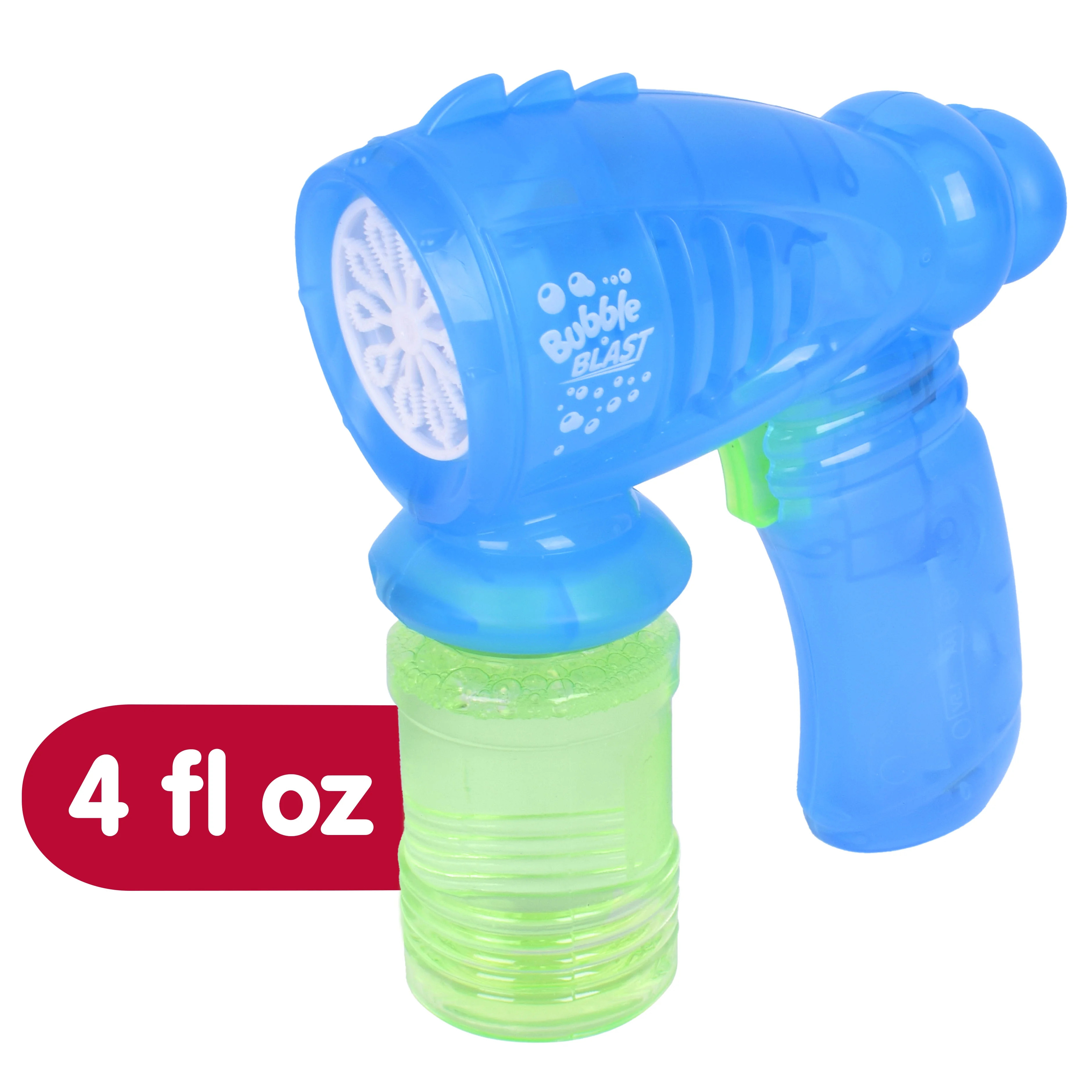 Play Day Light up Bubble Blaster - Blue, 4oz Solution, Children Ages 3+ | Walmart (US)