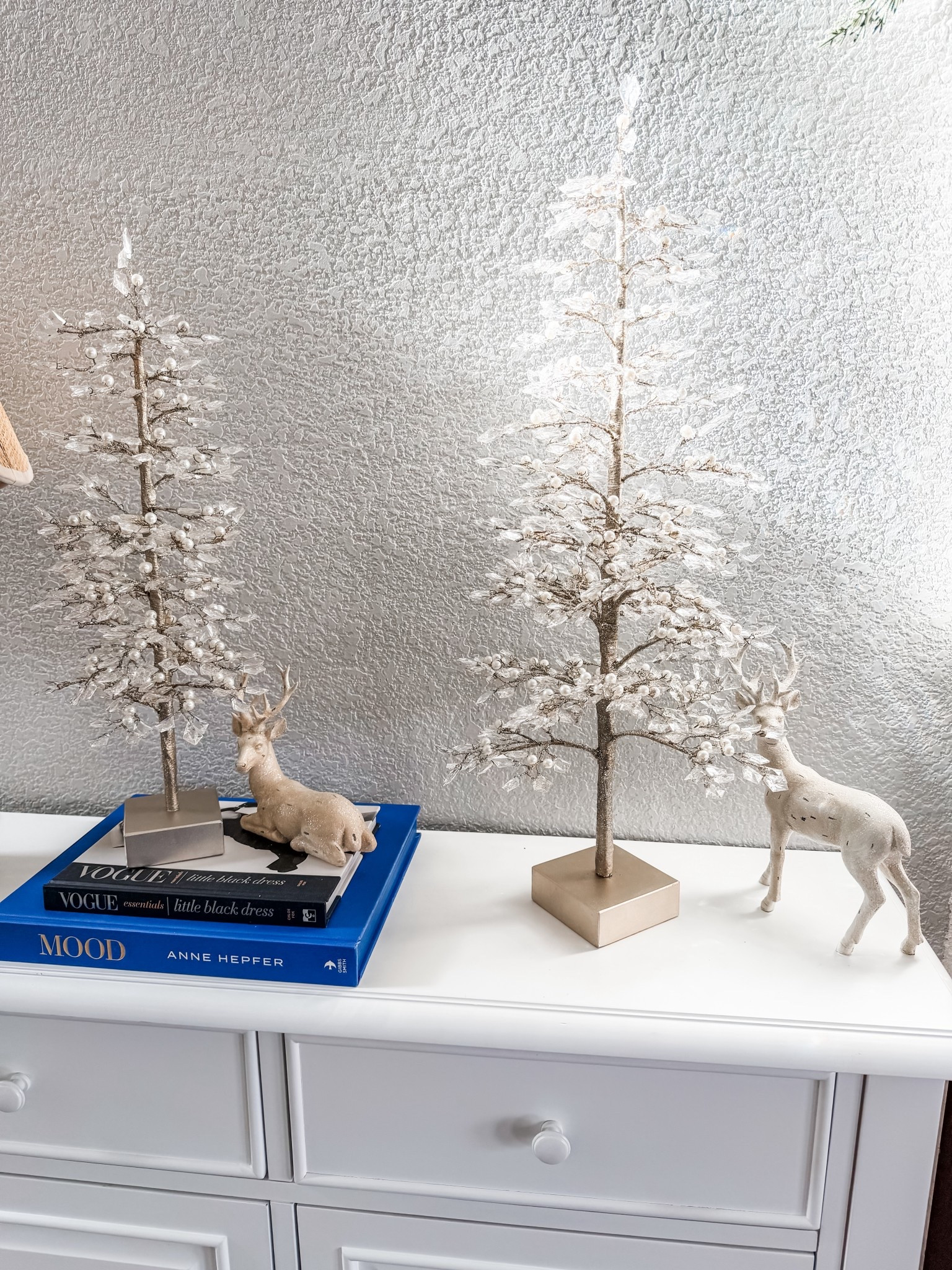 Added the taller tree this year to my crystal tree holiday decor! They’re beautiful pieces that I love taking out every year. The crystals are beautiful for Christmas. 

Holiday decor, Christmas decor, Christmas decorations 

#LTKHoliday