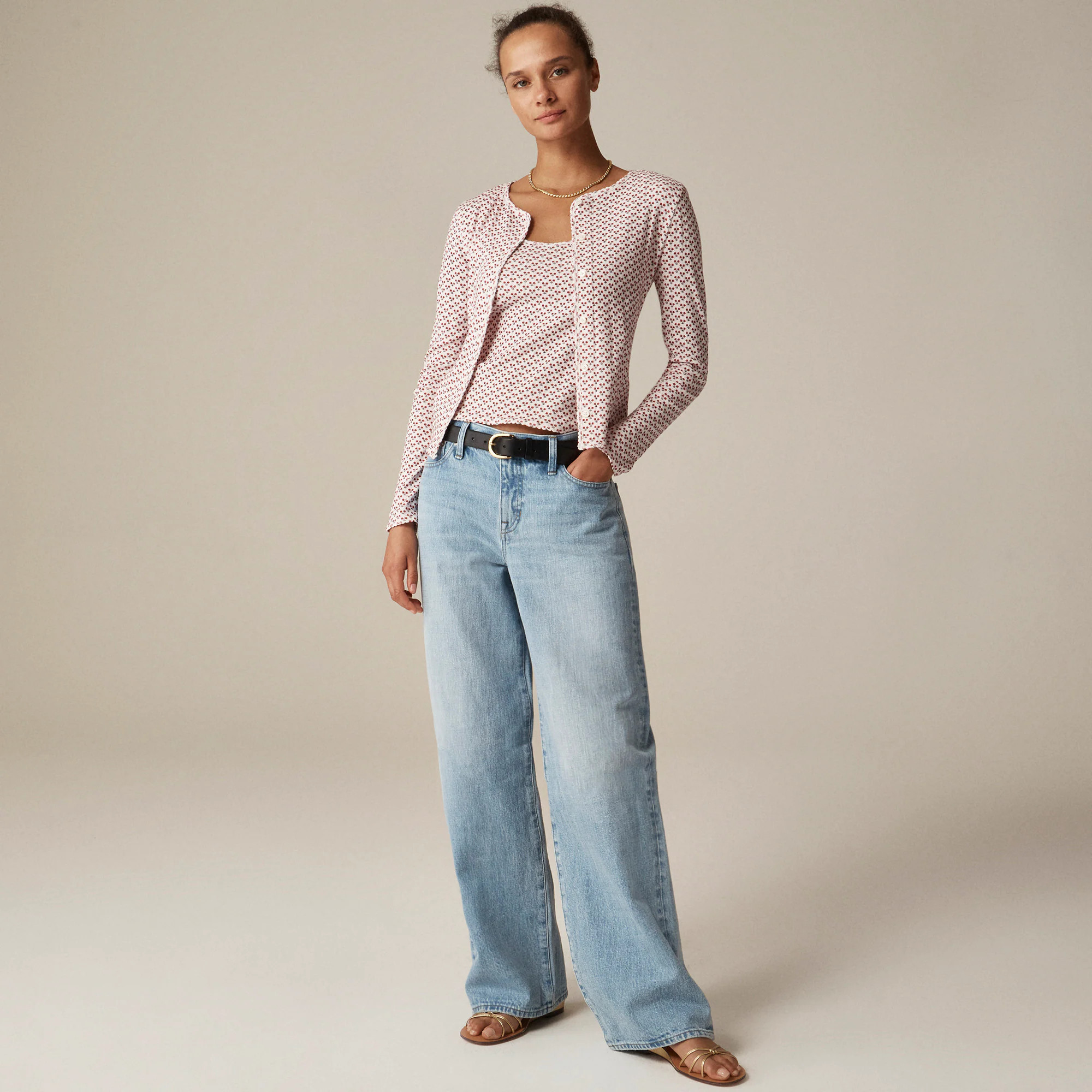 Lower-rise wide-leg jean | J. Crew US