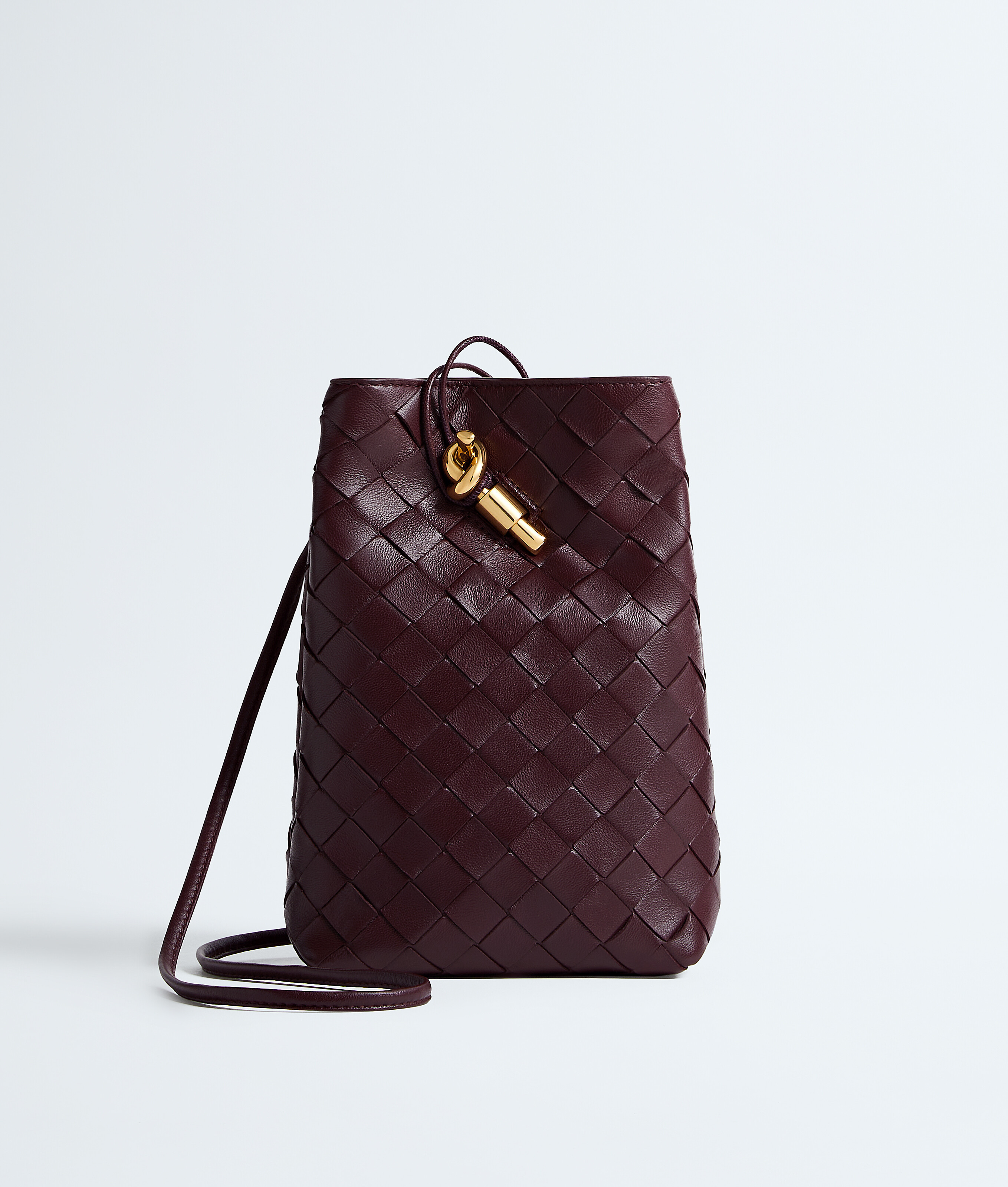 Bottega Veneta Andiamo Phone Pouch - Bordeaux - Women - Unisex | Bottega Veneta