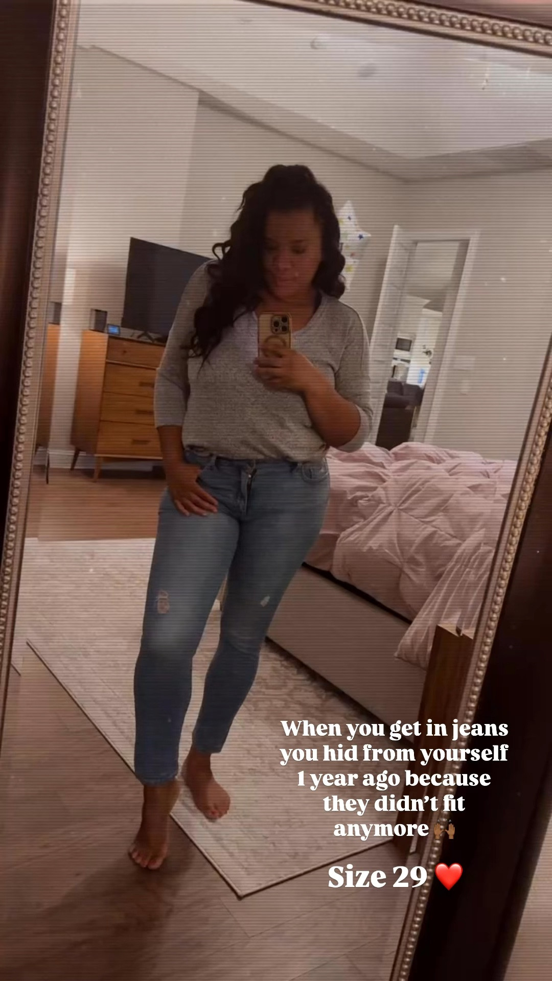 Fitting into jeans you hid from yourself a year ago because you could no longer fit them is every woman’s dream! 

#luckybrand #skinnyjeans

#LTKFindsUnder100 #LTKFindsUnder50