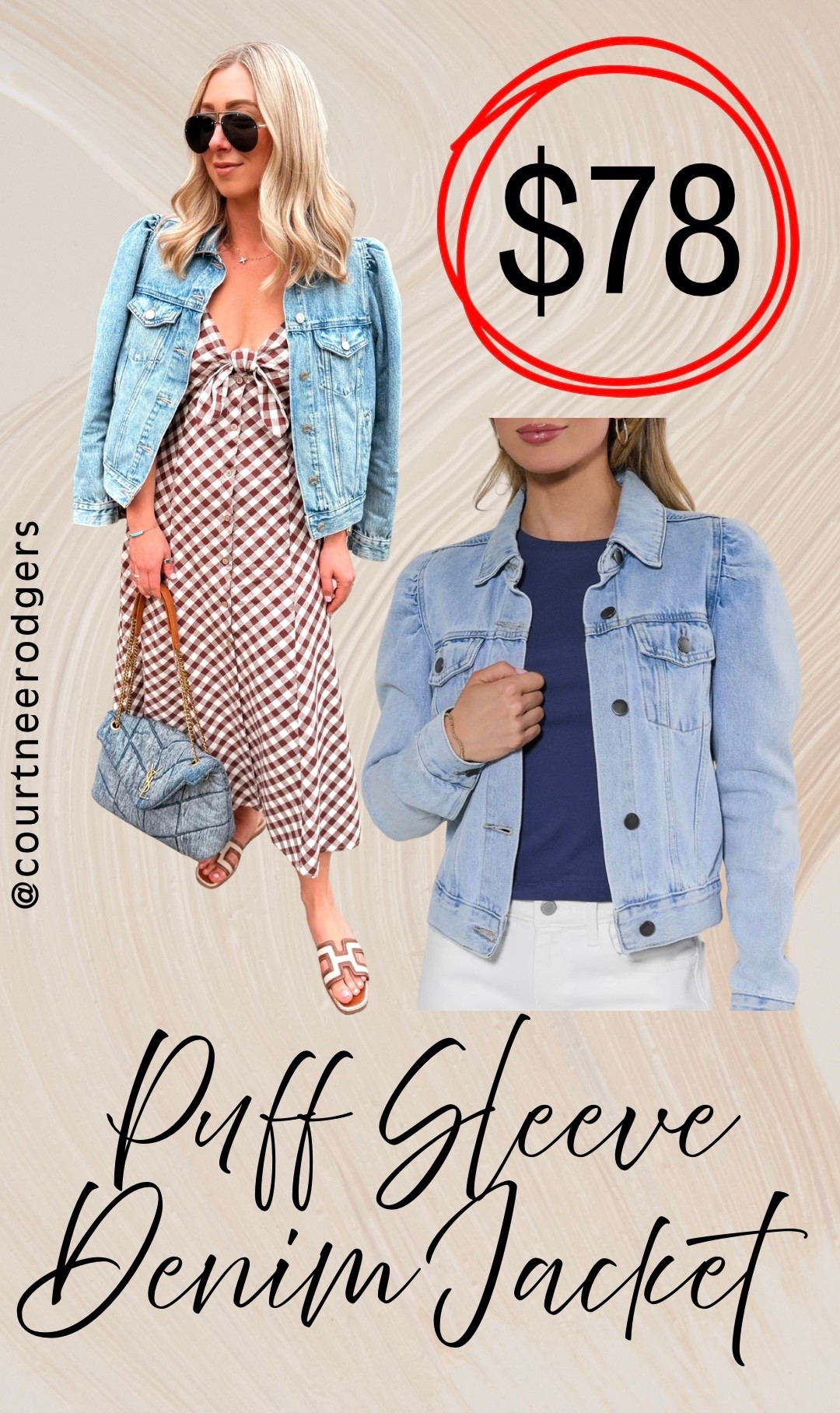 The only puff sleeve denim jacket available online that isn’t $300+ (no seriously 😳)…great reviews too! Size small dress!
*my exact denim jacket isn’t available anymore)

Spring fashion, denim jacket 

#LTKmomlife #LTKdayinmylife #LTKgrwm