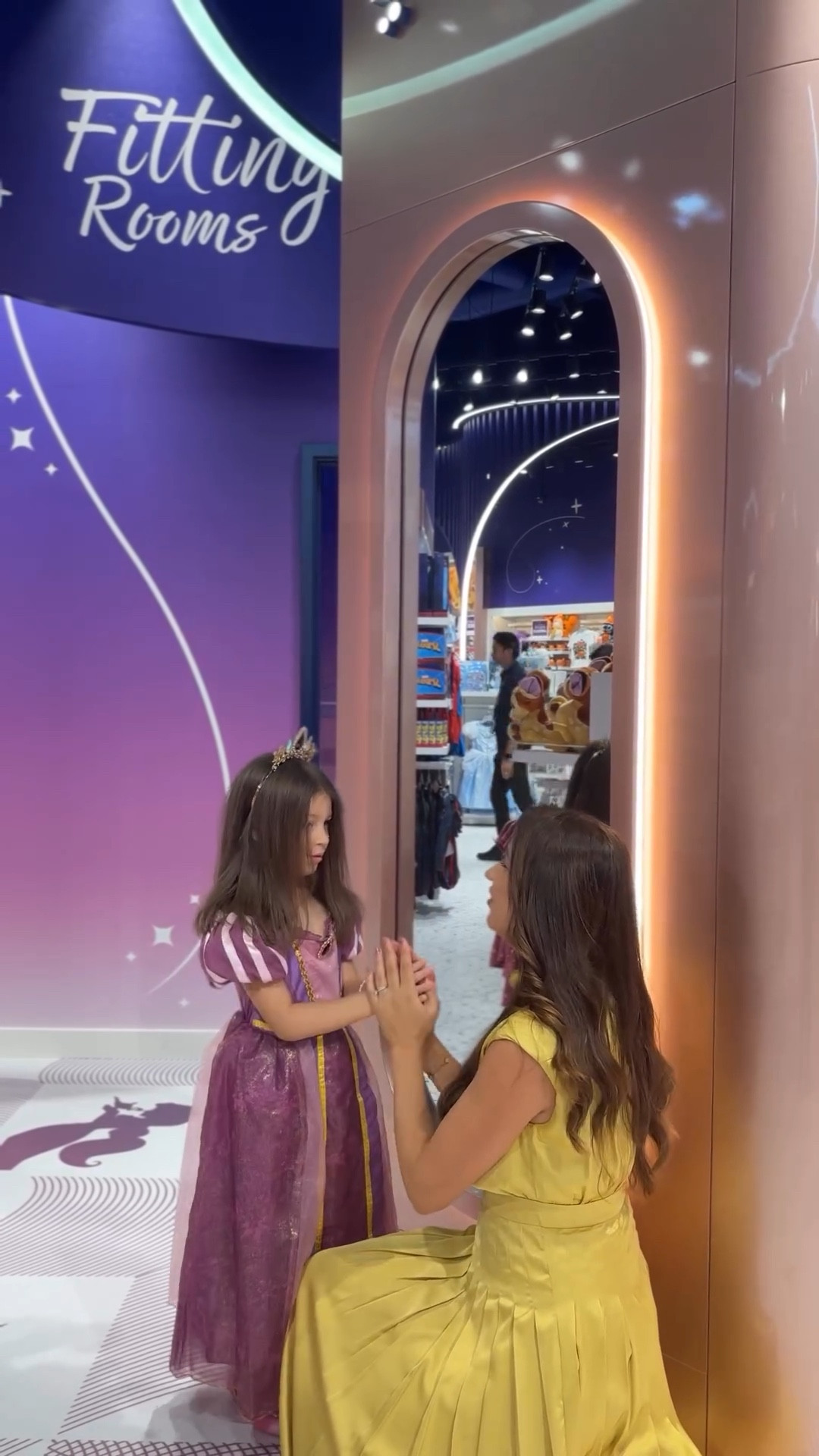 👑 POV: You walk into the i and suddenly… you’re BOTH princesses. ✨
Mia got the royal treatment, I got the princess bundle deal (because Disney moms love a bargain 😂), and yes — I absolutely nailed the princess wave 👋✨

Because what’s the point of being at Disney if you don’t wave like royalty? 
📍 @disneystorealshaya 
Located at Dubai Mall next to the Aquarium 

 #DisneyDubai #PrincessVibes #princessweek #mumlife #disney

#LTKdresses #LTKkids #LTKuk