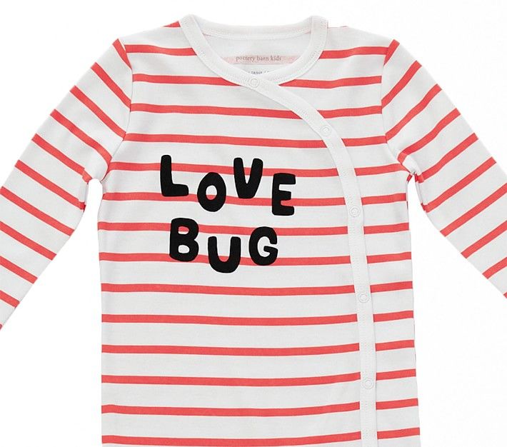 Love Bug Organic Nursery Pajama | Pottery Barn Kids