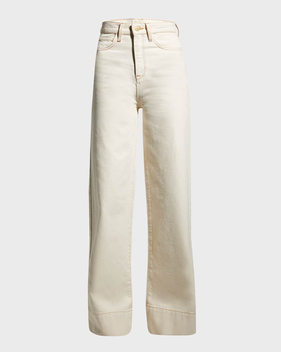 Triarchy Ms Onassis High-Rise Wide-Leg Jeans | Neiman Marcus