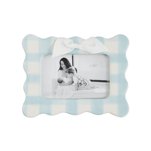 Horizontal Blue Bow Frame | Mud Pie