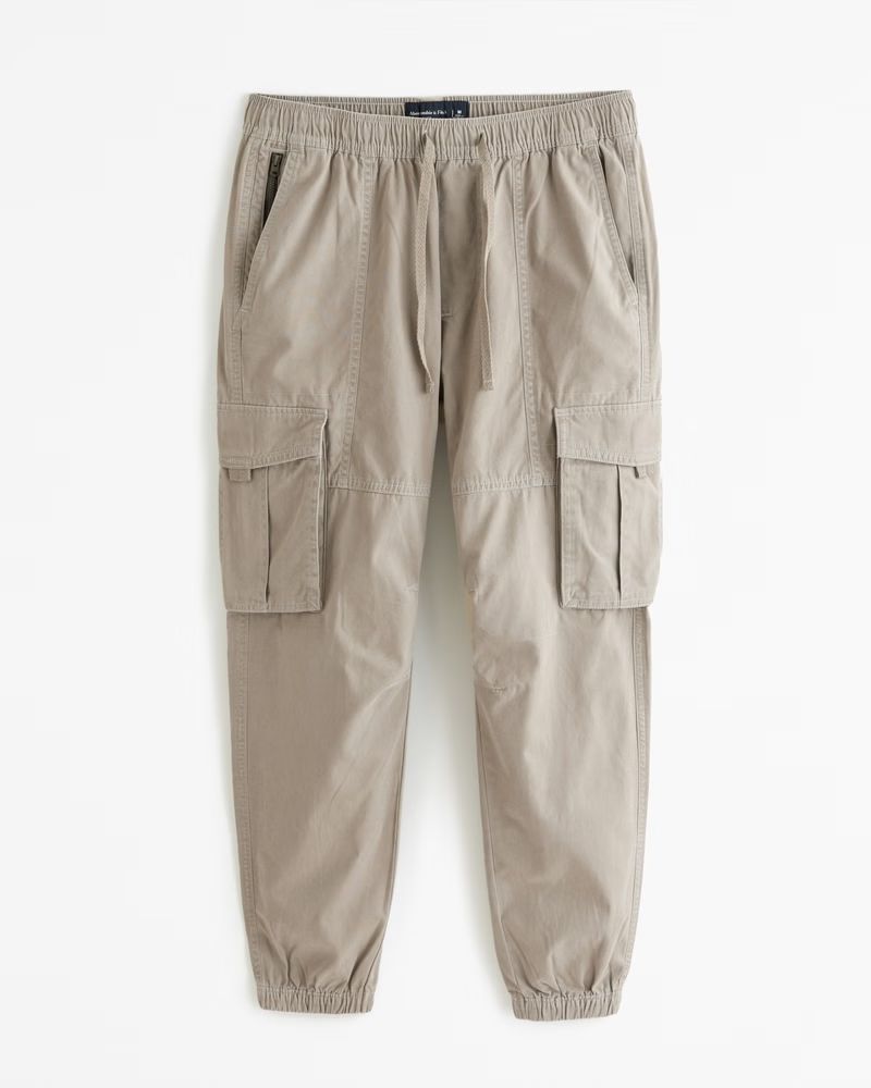 Washed Cotton Jogger | Abercrombie & Fitch (US)