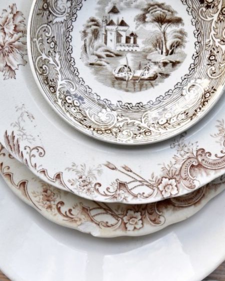 Brown transferware is one of my favorite items to use during the fall. Especially for Thanksgiving. You can read all about collecting, identifying and buying brown transferware on the blog. I also found some pieces for you on Etsy.

#LTKSeasonal #LTKhome
