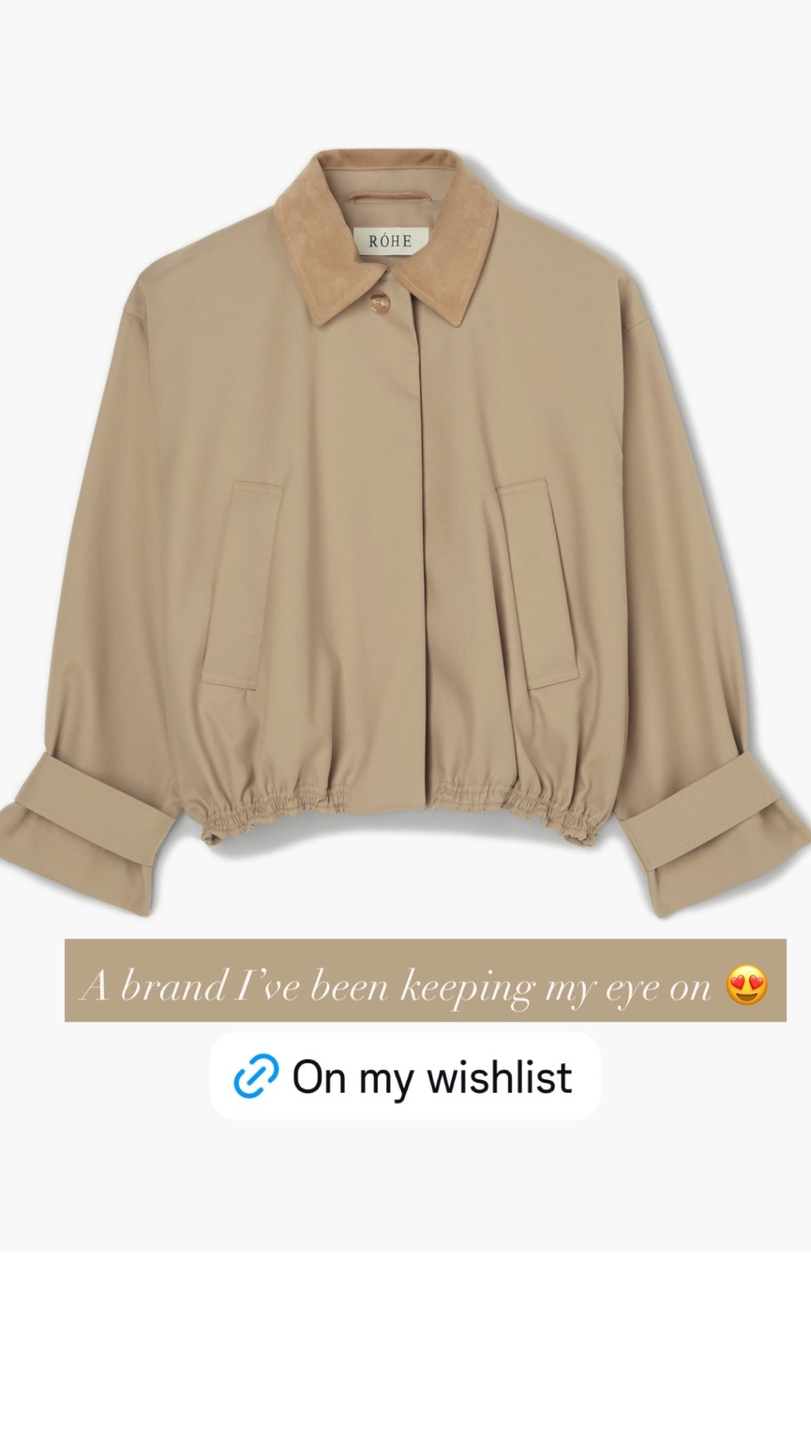 Obsessing over this jacket. It would complete all my summer outfits!

#springoutfit
#summeroutfit
#classicstyle
#Rohe
#Nordstrom

#LTKootd #LTKgrwm #LTKSeasonal
