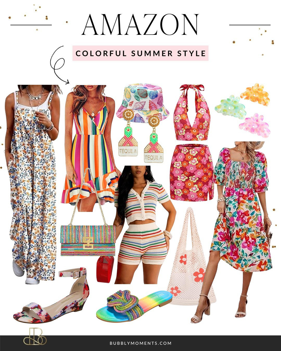 Brighten up your wardrobe with our Amazon Colorful Summer Style picks! Discover a curated selection of vibrant and trendy pieces perfect for the warm weather. From bold sundresses and playful tops to eye-catching swimwear and statement accessories, these items are designed to make you stand out. Embrace the joy of summer with colors that pop and styles that turn heads. Whether you're planning a beach day, a backyard BBQ, or a night out, our colorful summer styles will keep you looking fabulous and feeling great. Shop now to find your new favorite summer outfits and add a splash of color to your wardrobe! #LTKstyletip #LTKfindsunder100 #LTKfindsunder50 #ColorfulSummer #AmazonFashion #SummerStyle #BrightAndBold #FashionInspo #AmazonFinds #SummerOutfits #BeachReady #SummerWardrobe #AmazonStyle #FashionTrends #ShopNow #AmazonShopping #VibrantFashion #SummerVibes #OOTD #StyleInspo

