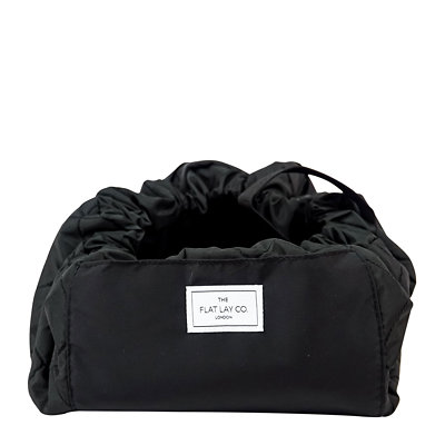 The Flat Lay Co. XXL Drawstring Makeup Bag in Classic Black | Sephora UK