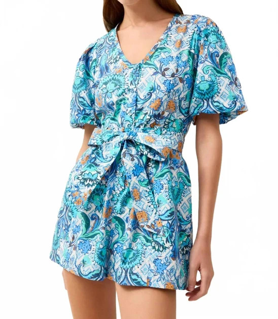 Devin Romper In Chateau | Shop Simon