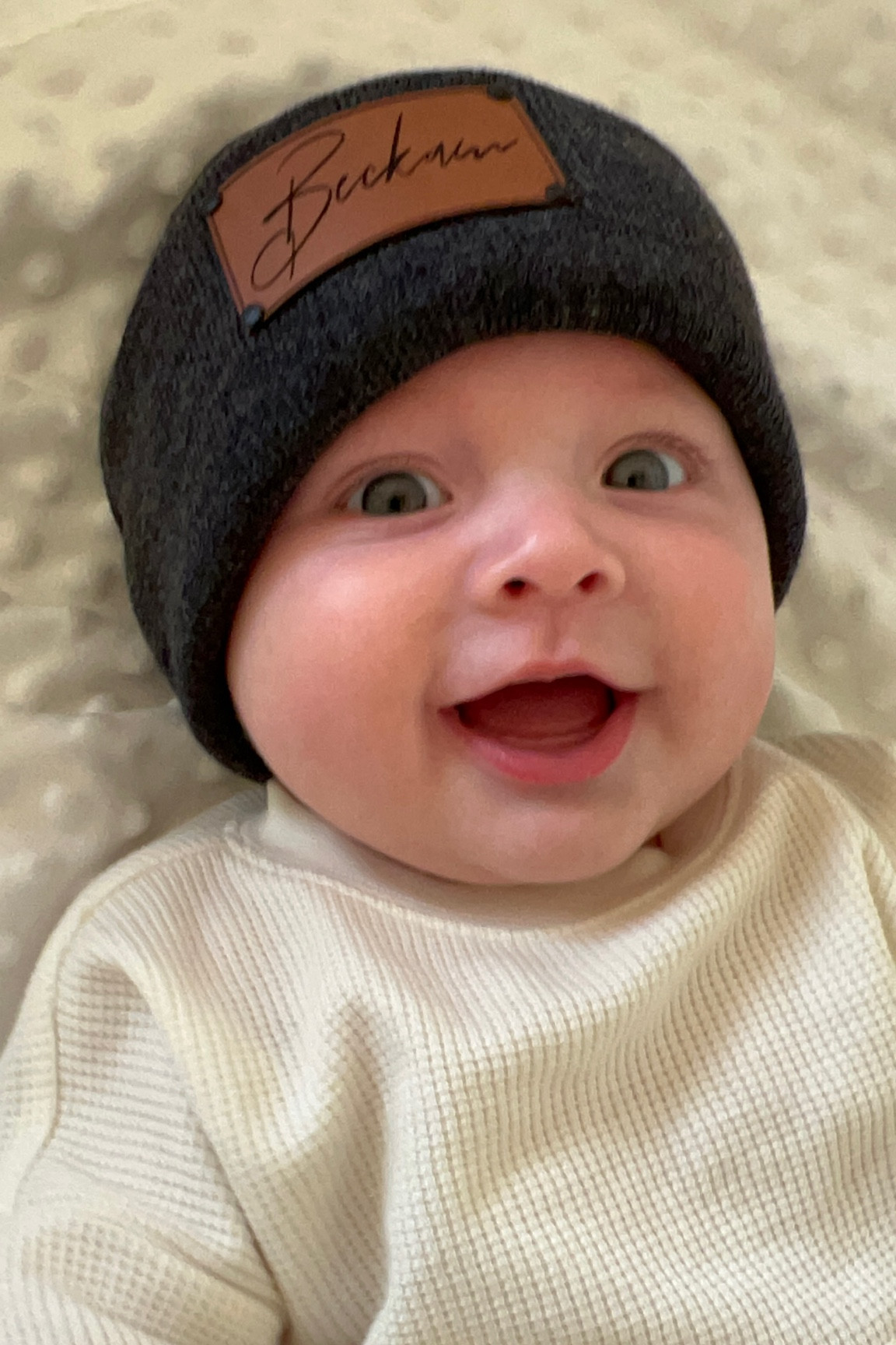 Customized baby hat for fall and winter 

Baby boy gift Christmas 

#LTKHoliday #LTKGiftGuide #LTKbaby