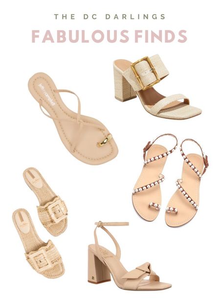 Neutral and nude sandals and heels for the spring! 

#LTKfindsunder100 #LTKSpringSale #LTKshoecrush